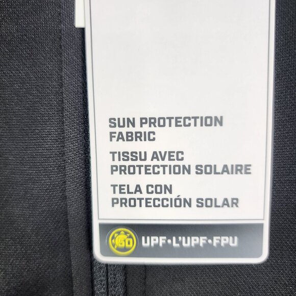 Mens Black & Gray Callaway Jacket Full-Zip Mock Neck Long Sleeve XXL - Picture 9 of 15